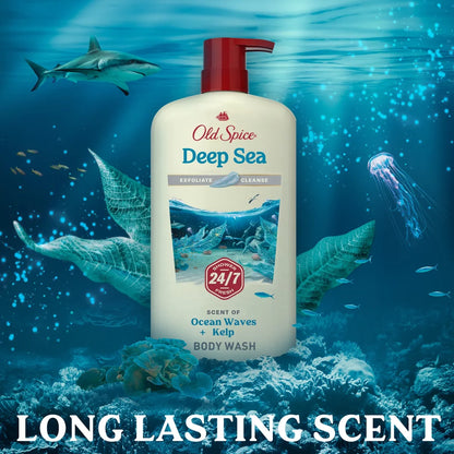 Old Spice Men's Body Wash - Deep Cleanse with Deep Sea Minerals - 30 fl oz