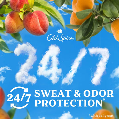 Old Spice Deodorant - Sunrise - Peach and Vanilla Scented - Aluminum-Free 3oz: Invisible Solid, Under Arm Use