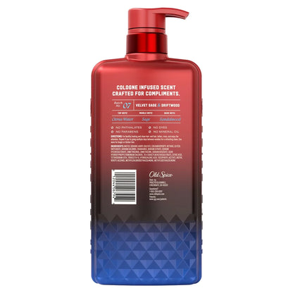 Old Spice x The Spice Alchemist Velvet Sage & Driftwood Cologne Infused Shampoo - 20 fl oz