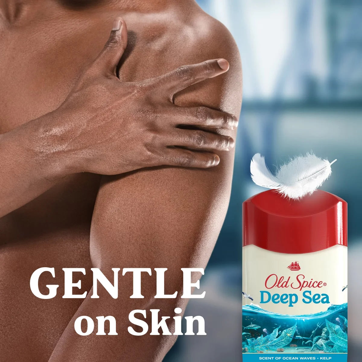 Old Spice Men's Deep Sea with Ocean Elements Antiperspirant & Deodorant - 2.6oz: Fresh Scent, Invisible Solid