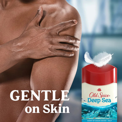Old Spice Men's Deep Sea with Ocean Elements Antiperspirant & Deodorant - 2.6oz: Fresh Scent, Invisible Solid