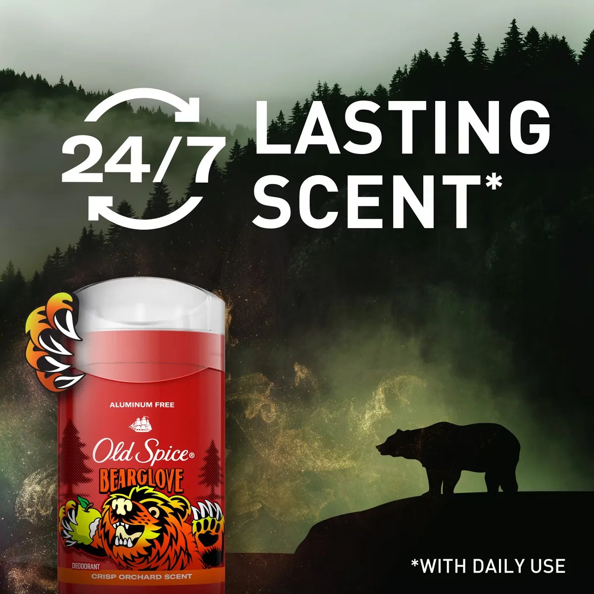 Old Spice Wild Collection Bearglove Deodorant - 3oz