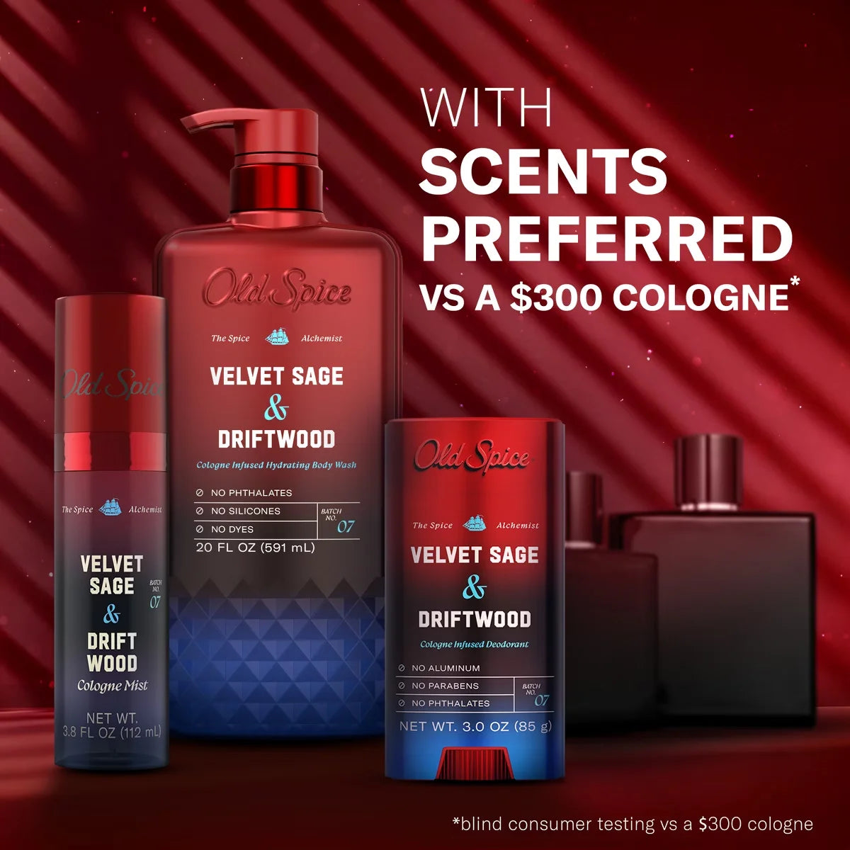 Old Spice x The Spice Alchemist Collection Cologne Infused Deodorant - Velvet Sage and Driftwood - 3oz