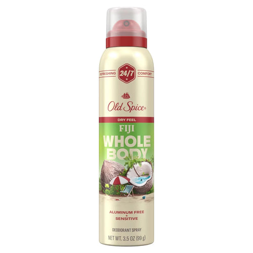 Old Spice Whole Body Spray Deodorant for Men - Fiji - Aluminum-Free 3.5oz