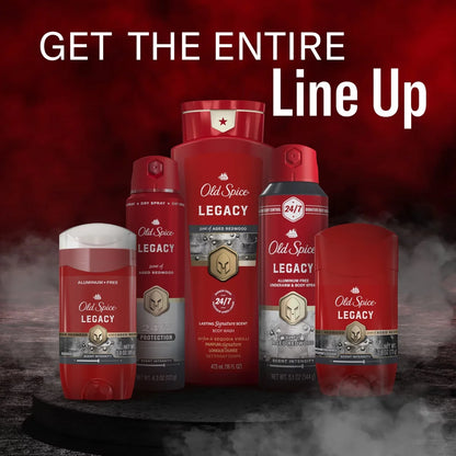 Old Spice Red Collection Men's 48-Hour Odor Protection Antiperspirant Spray - Legacy - 4.3oz