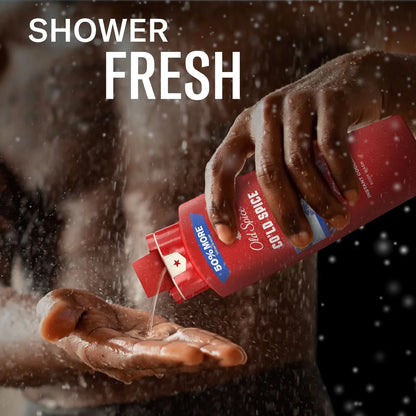 Old Spice Red Collection Men's Long-Lasting Fragrance Refreshing Clean Body Wash - Cold Spice Scent - 24 fl oz