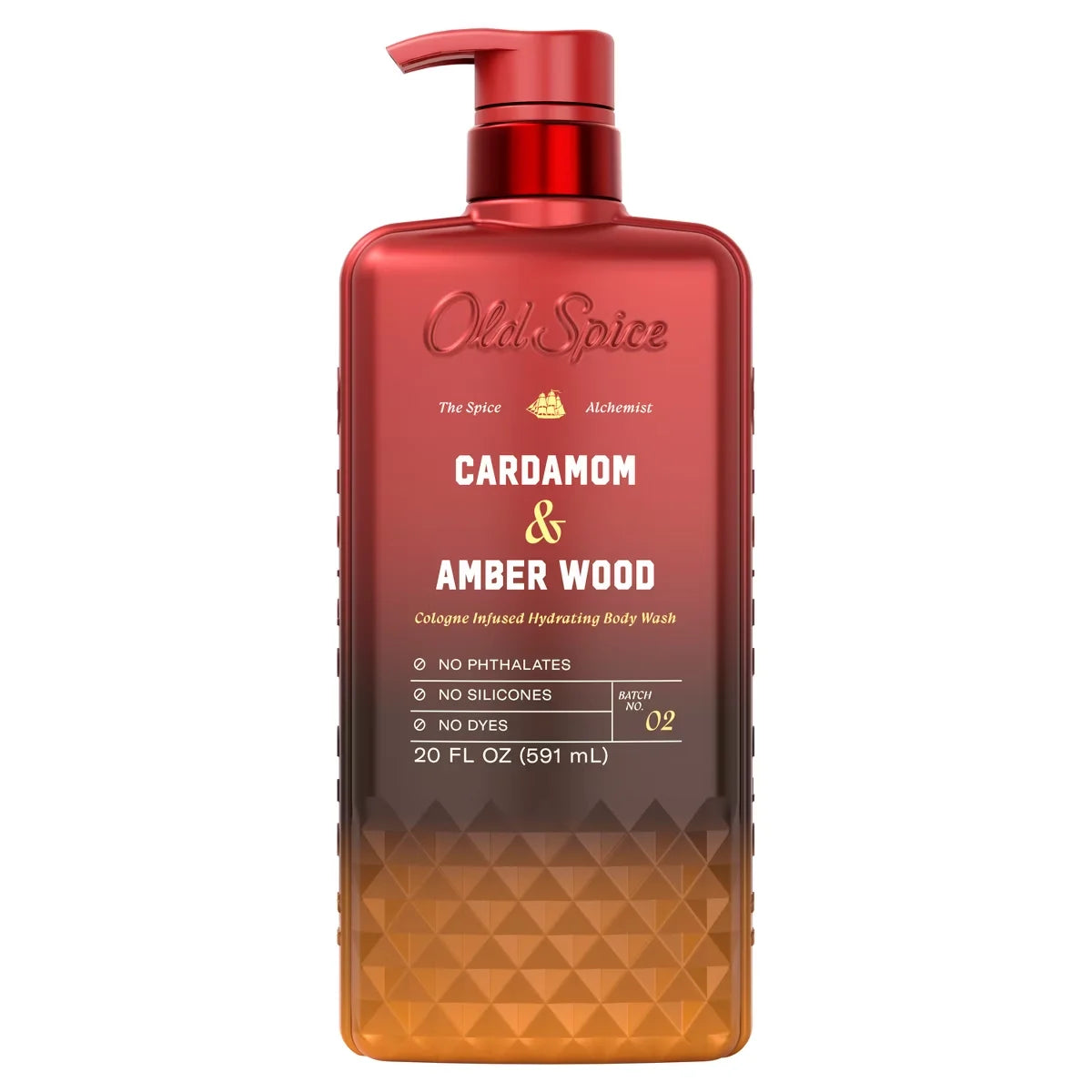 Old Spice x The Spice Alchemist Collection Men's Crafted for Compliments Cologne Infused Body Wash - Cardamom and Amber Wood - 20oz