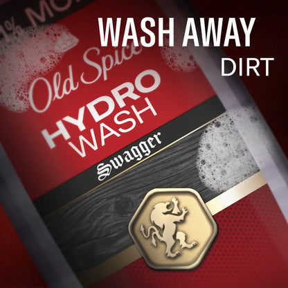 Old Spice Men's Moisturizing Hydro Body Wash - Swagger Scent - 21 fl oz: Liquid, Whole Body, Normal Skin, Deep Hydration