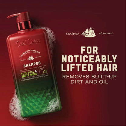 Old Spice x The Spice Alchemist Yuzu Peel & White Wood Cologne Infused Shampoo - 20 fl oz