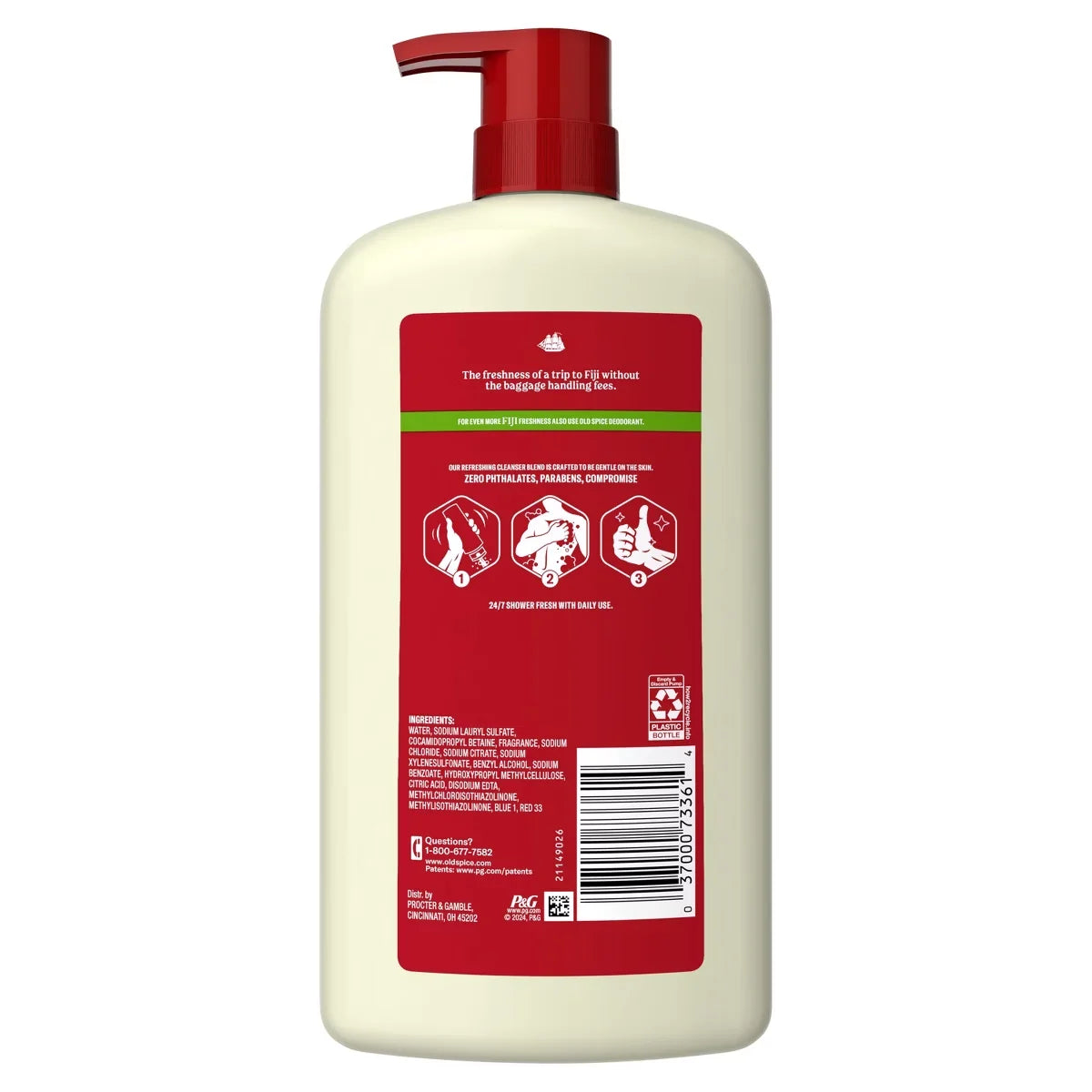 Old Spice Men's Body Wash - Fiji with Palm Tree