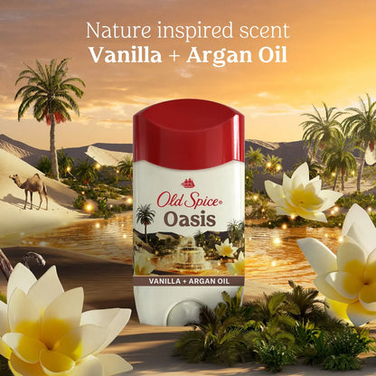 Old Spice Antiperspirant & Deodorant - Invisible Solid - Oasis - 2.6oz: Under Arm, Vanilla Scent, Normal Skin