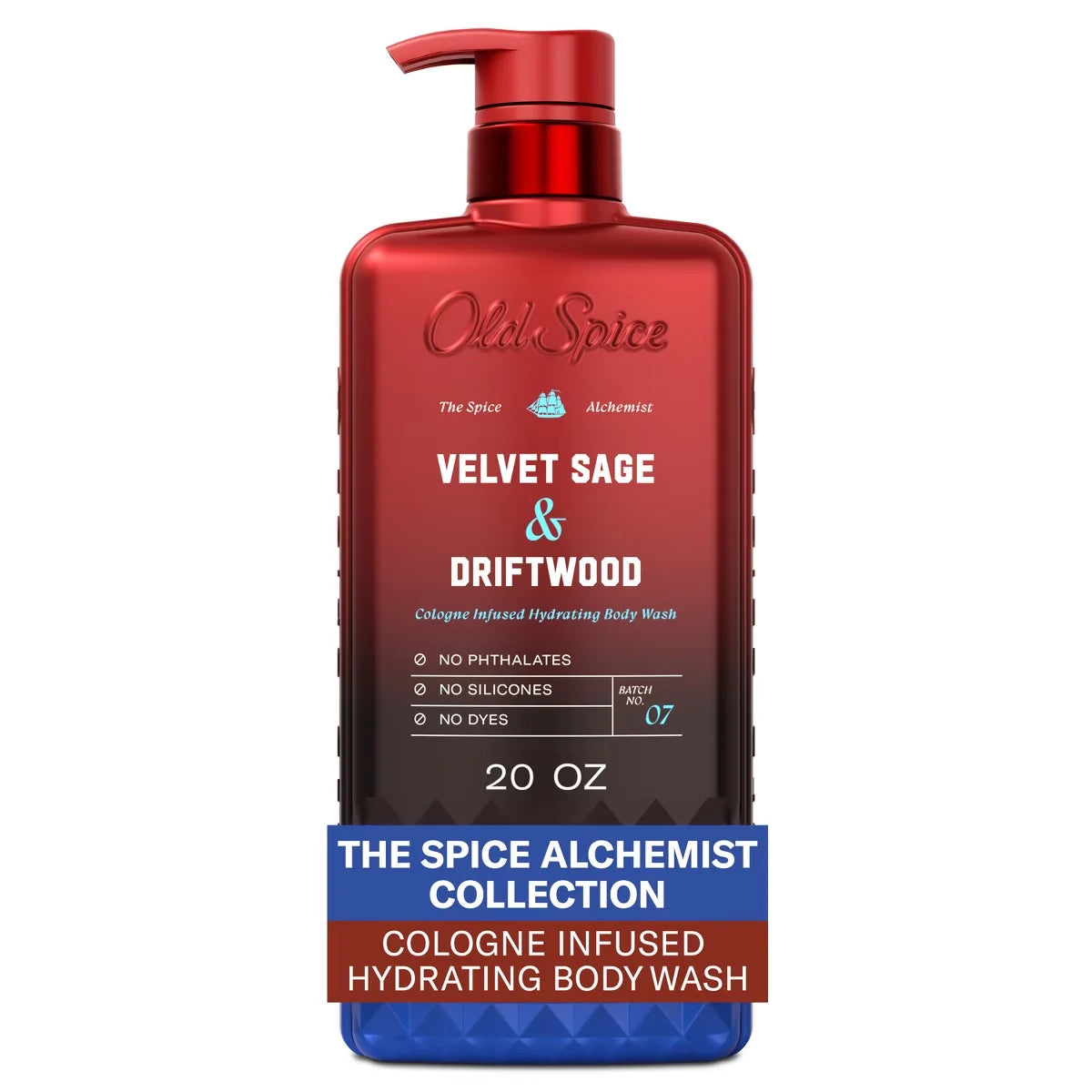 Old Spice x The Spice Alchemist Collection Men's Crafted for Compliments Cologne Infused Body Wash - Velvet Sage and Driftwood Scent - 20 fl oz