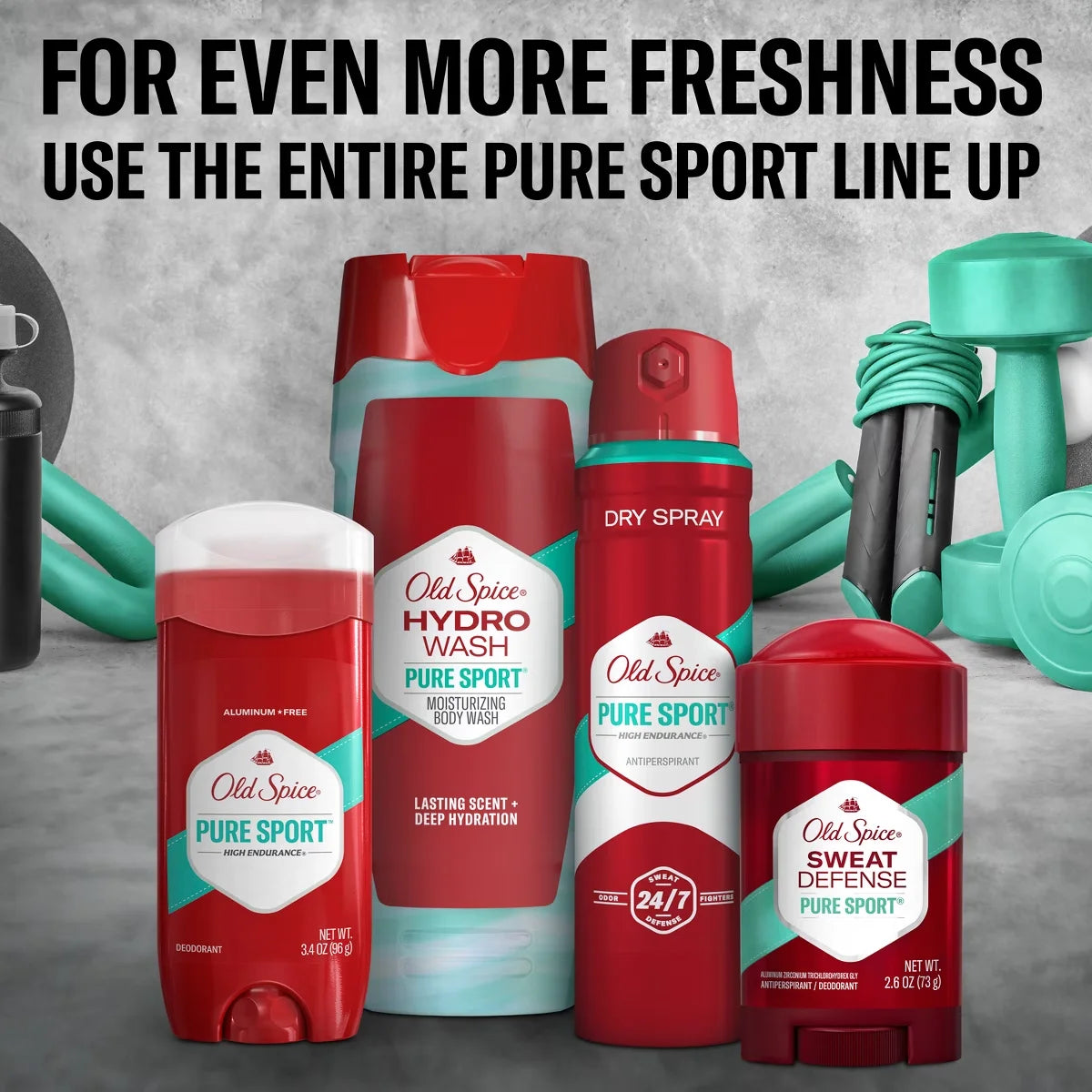 Old Spice Men's Moisturizing Hydro Body Wash - Pure Sport Plus - 21 fl oz
