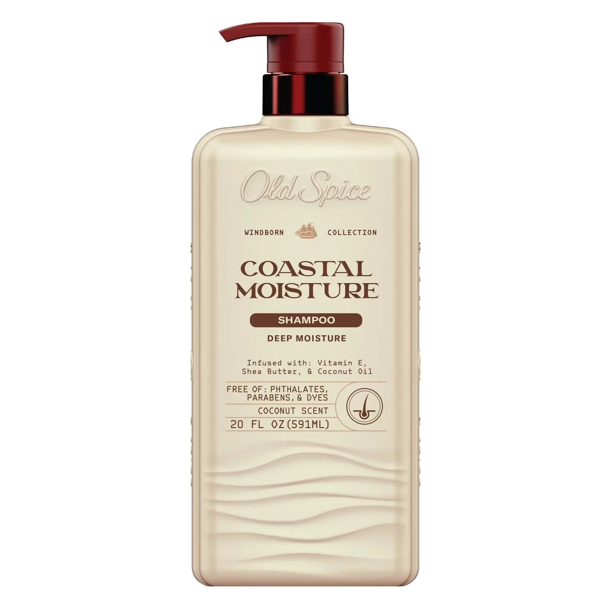 Old Spice Windborn Coastal Moisture Vanilla Shampoo - 20 fl oz