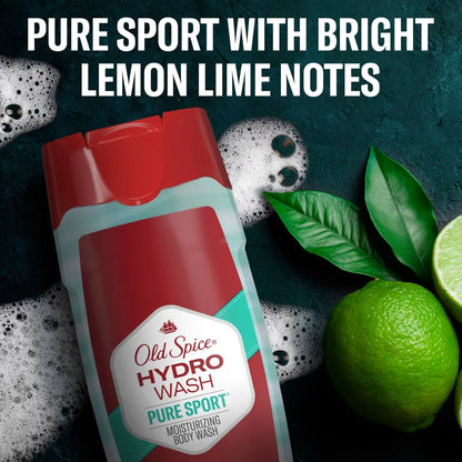 Old Spice Men's Moisturizing Hydro Body Wash - Pure Sport Plus - 21 fl oz