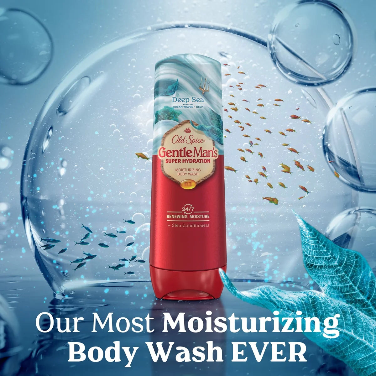 Old Spice Super Hydration Moisturizing Body Wash - Deep Sea - 20 fl oz: Paraben-Free, Whole Body, Liquid
