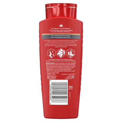 Old Spice Red Collection Men's Long-Lasting Fragrance Refreshing Clean Body Wash - Legacy - 24 fl oz