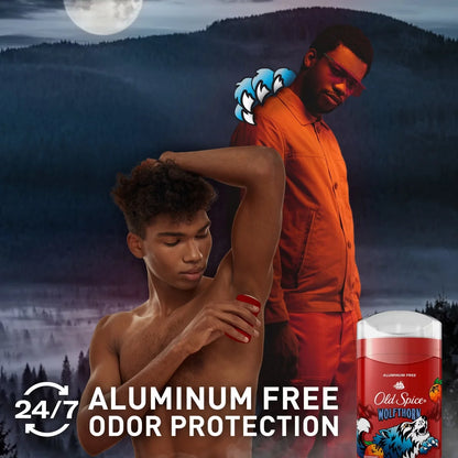 Old Spice Wolfthorn Scent Deodorant for Men - Aluminum-Free 3oz: Invisible Solid, Under Arm Application, Mature Skin