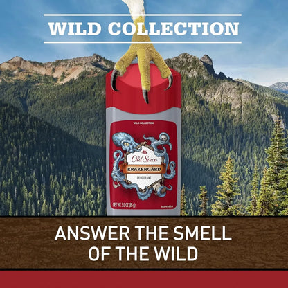 Old Spice Krakengard Deodorant for Men, Bold Long-Lasting Fresh Scent and Daily Odor Protection, 3 Oz