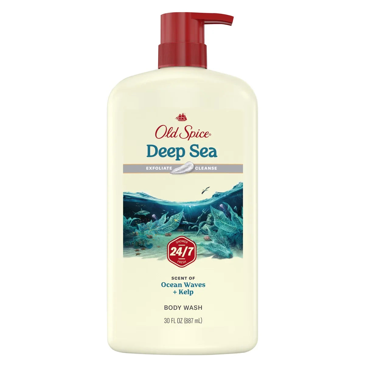 Old Spice Men's Body Wash - Deep Cleanse with Deep Sea Minerals - 30 fl oz