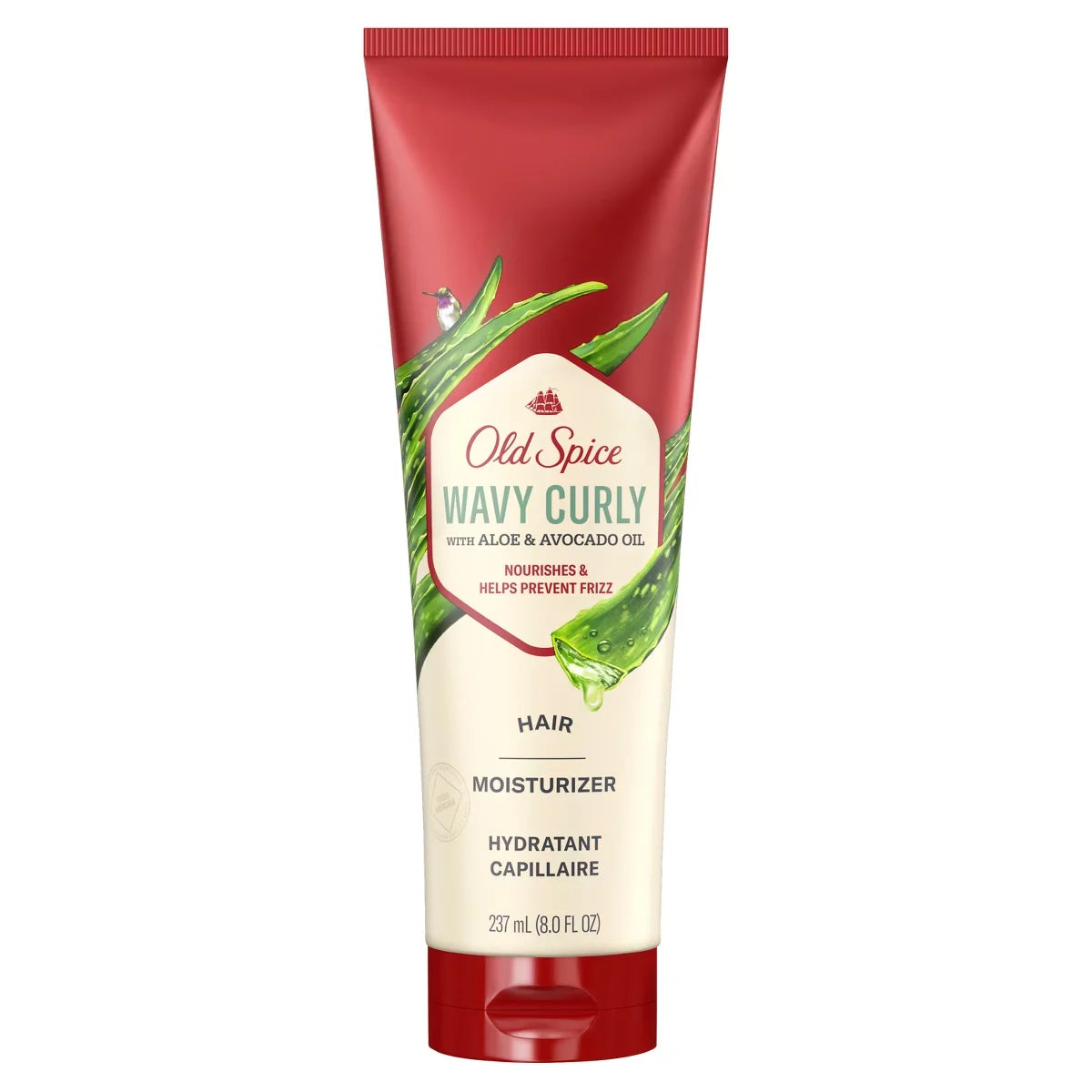 Old Spice Wavy Curly Hair Conditioner with Aloe and Avocado Oil - 8 fl oz: Curl Enhancing, All Hair Types, Contains Aloe and Avocado