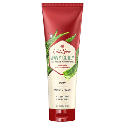 Old Spice Wavy Curly Hair Conditioner with Aloe and Avocado Oil - 8 fl oz: Curl Enhancing, All Hair Types, Contains Aloe and Avocado