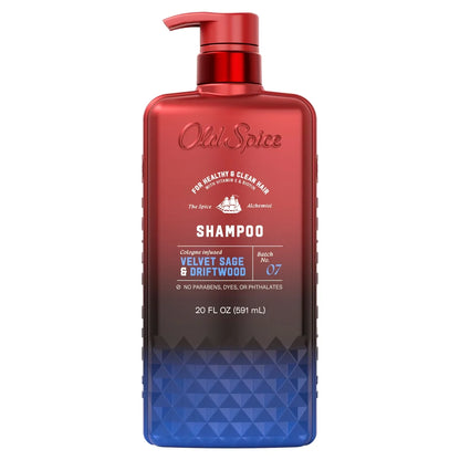 Old Spice x The Spice Alchemist Velvet Sage & Driftwood Cologne Infused Shampoo - 20 fl oz