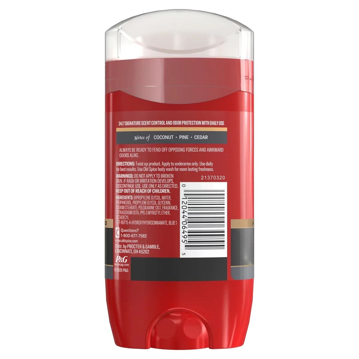 Old Spice Men's Long-Lasting Freshness 24-Hour Odor Protection Red Collection Deodorant - Legacy - 3oz