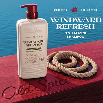 Old Spice Windborn Windward Refreshing Shampoo - 20 fl oz