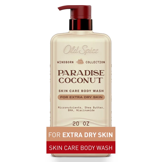 Old Spice Windborn Collection Men's Body Wash for Extra Dry Skin - Paradise Coconut Scent - 20 fl oz