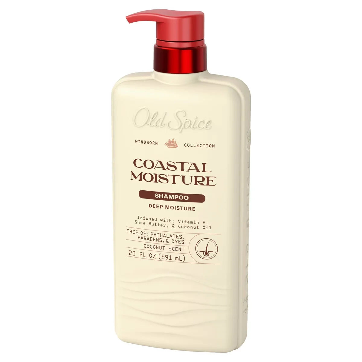 Old Spice Windborn Coastal Moisture Vanilla Shampoo - 20 fl oz