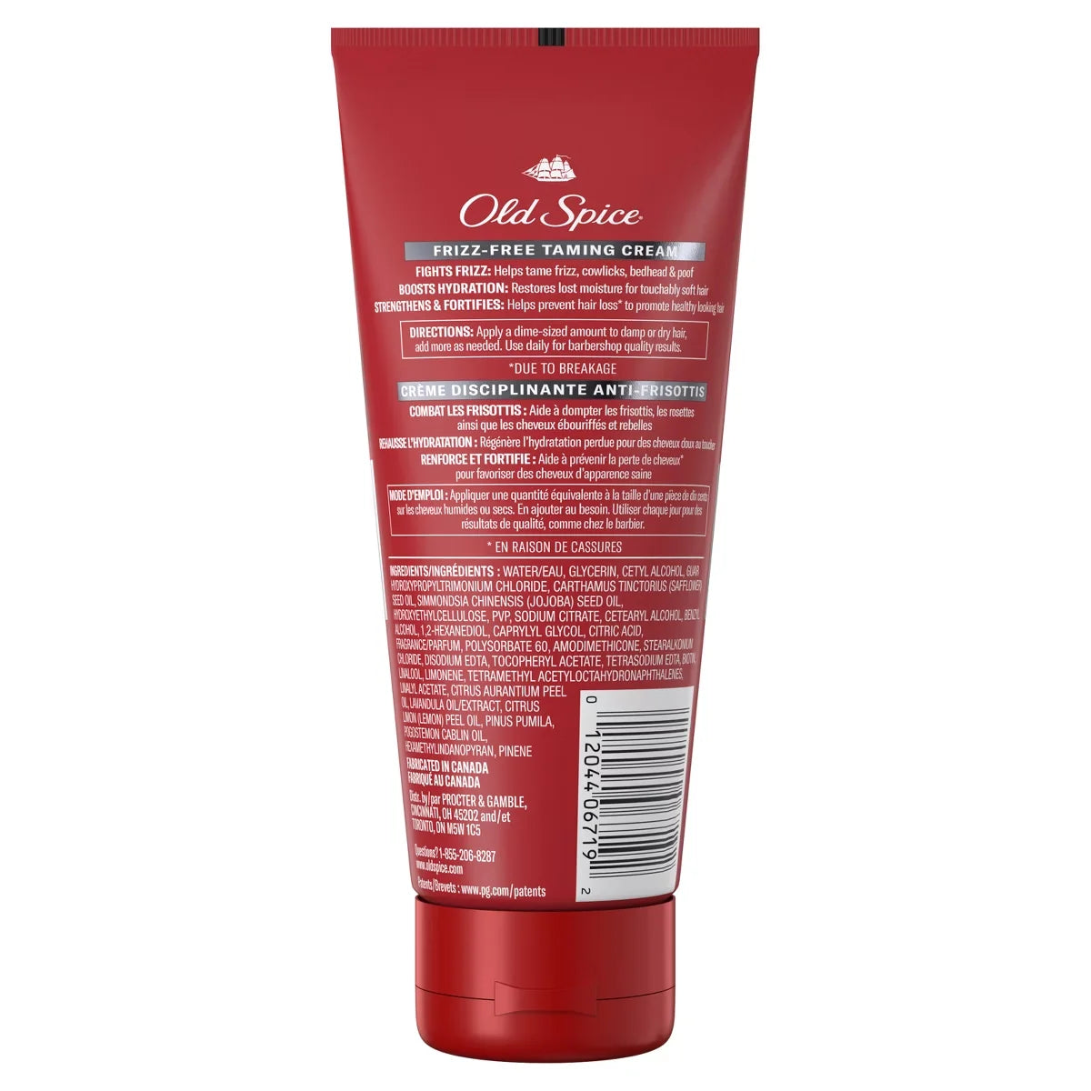 Old Spice Styling Anti-Frizz Taming Cream - 6 fl oz