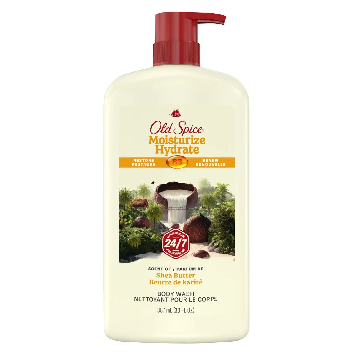 Old Spice Men's Body Wash - Moisturize with Shea Butter