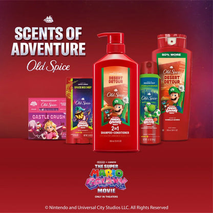 Old Spice Super Mario Desert Detour 2-in-1 Shampoo and Conditioner - 21.9 fl oz