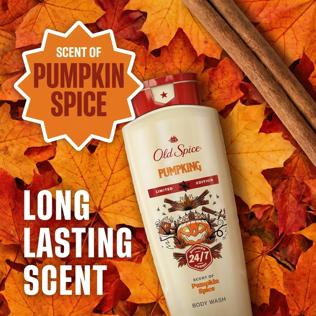 Old Spice Holidudes Body Wash - PumpKing - 16oz: Body Wash, Basic Cleansing, Whole Body, 16 oz Squeeze Bottle