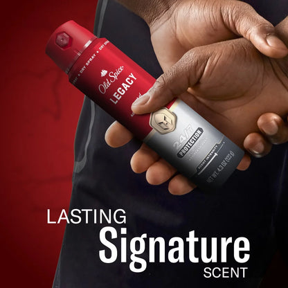 Old Spice Red Collection Men's 48-Hour Odor Protection Antiperspirant Spray - Legacy - 4.3oz
