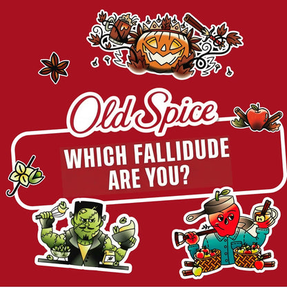 Old Spice Holidudes Deodorant - PumpKing - 3oz: Invisible Solid Deodorant, Under Arm Application, Pumpkin Spice Scent, Normal Skin Type