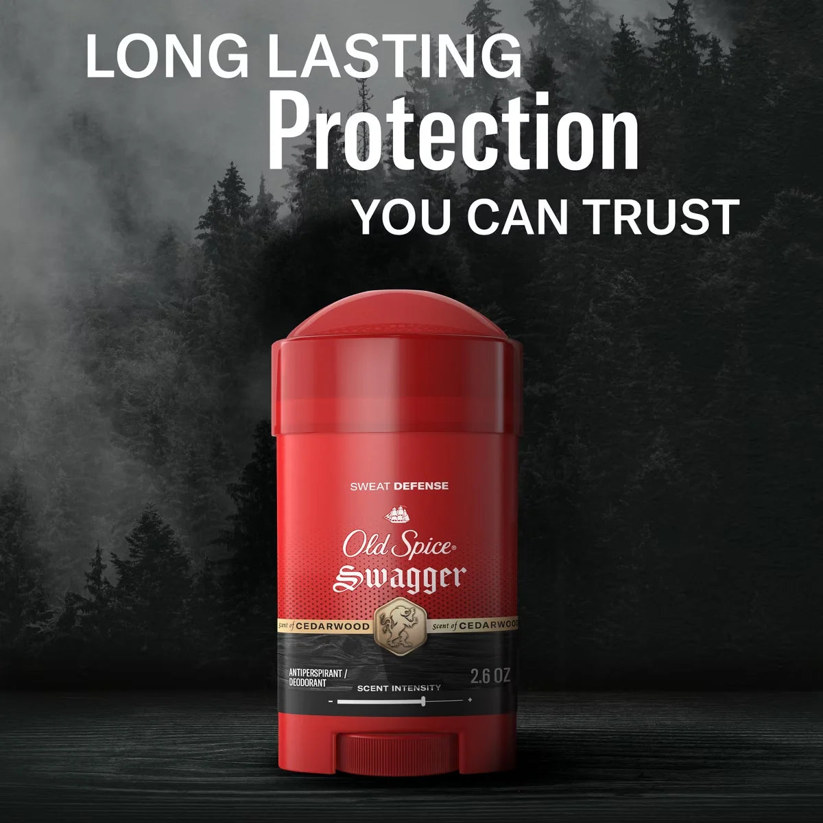 Old Spice Hardest Working Collection Sweat Defense Stronger Swagger Solid Antiperspirant & Deodorant - 2.6oz
