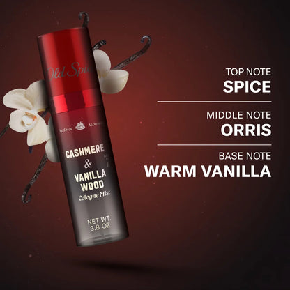 Old Spice x The Spice Alchemist Collection Men's Crafted for Compliments Cologne Mist - Cashmere and Vanilla Wood - 3.8 fl oz