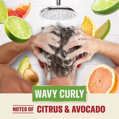 Old Spice Wavy Curly Shampoo with Aloe & Avocado Oil for Men - 13.5 fl oz