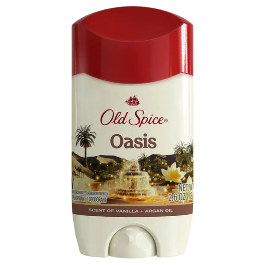 Old Spice Antiperspirant & Deodorant - Invisible Solid - Oasis - 2.6oz: Under Arm, Vanilla Scent, Normal Skin