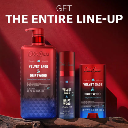 Old Spice x The Spice Alchemist Collection Cologne Infused Deodorant - Velvet Sage and Driftwood - 3oz