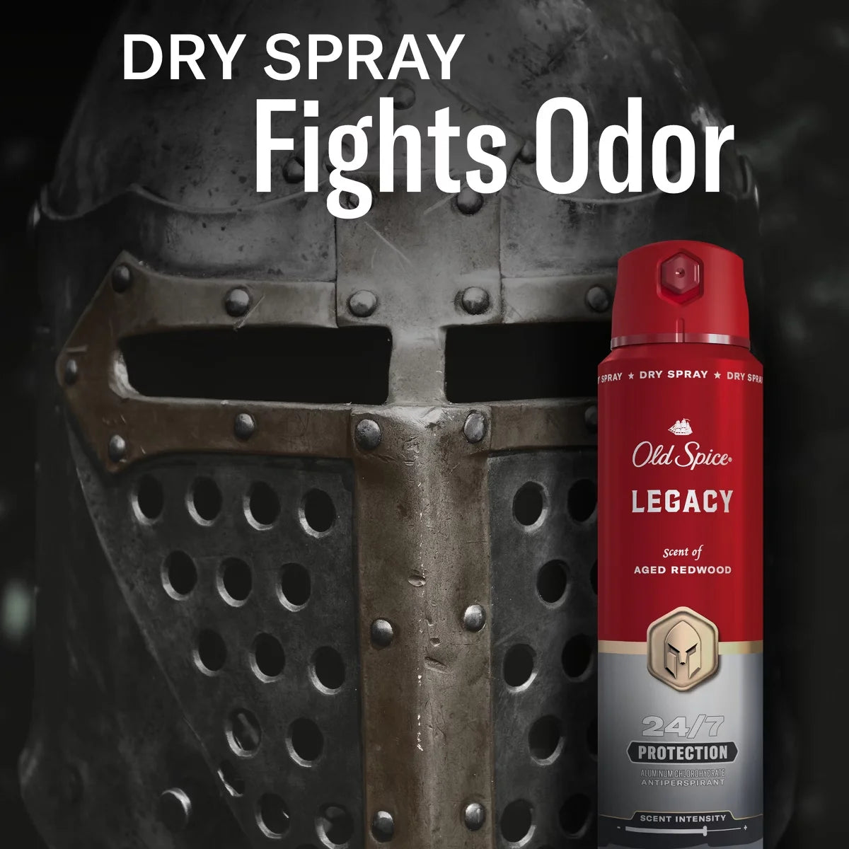 Old Spice Red Collection Men's 48-Hour Odor Protection Antiperspirant Spray - Legacy - 4.3oz