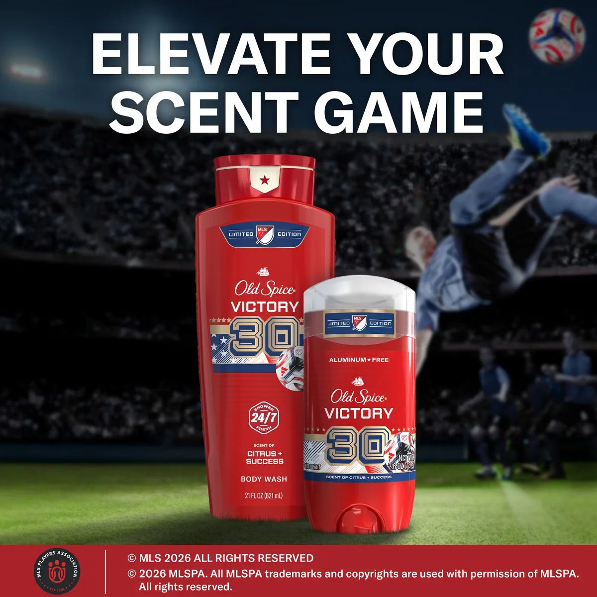 Old Spice Red Collection MLS Victory 30 Bodywash - 21 fl oz