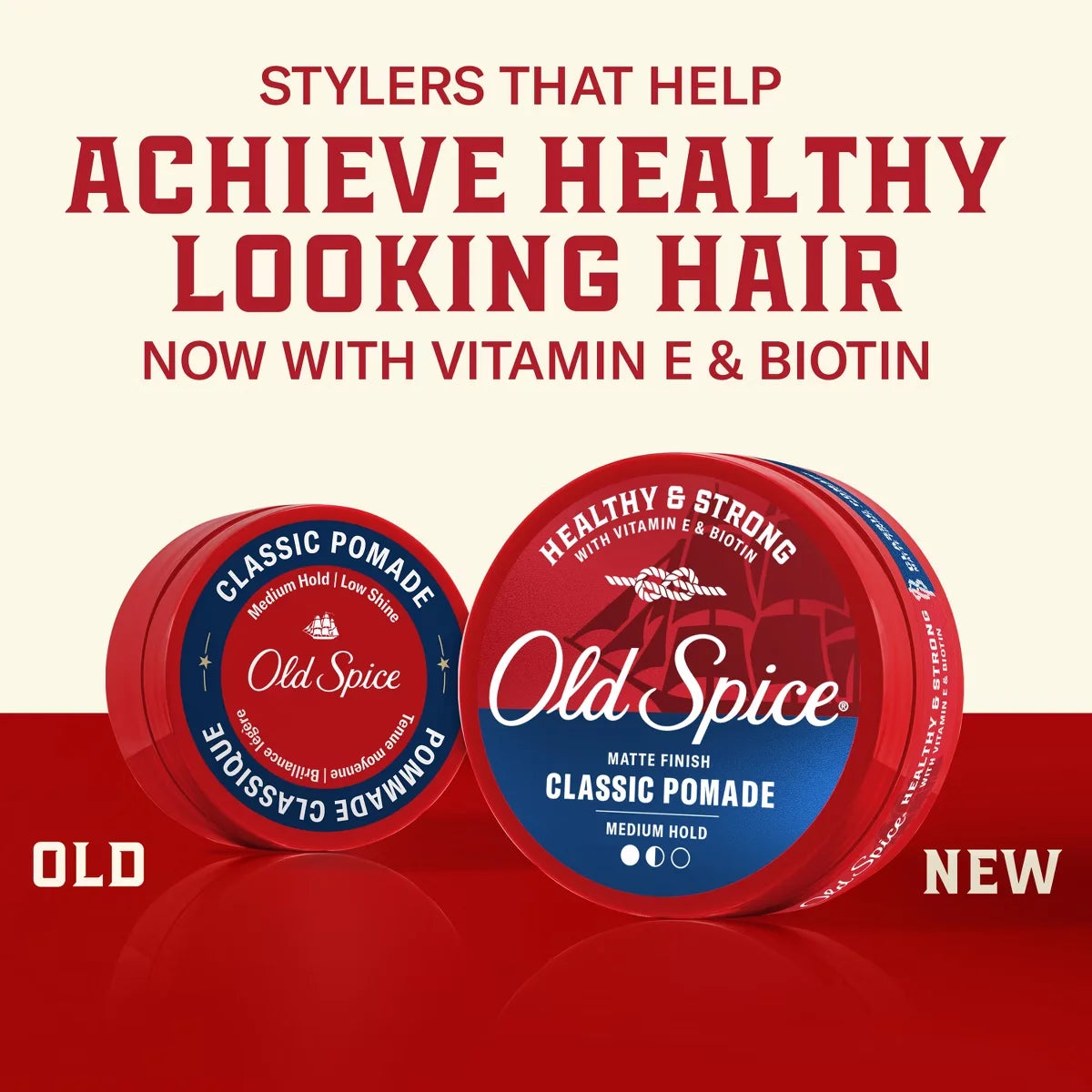 Old Spice Healthy & Strong Classic Hair Pomade - 2.22oz