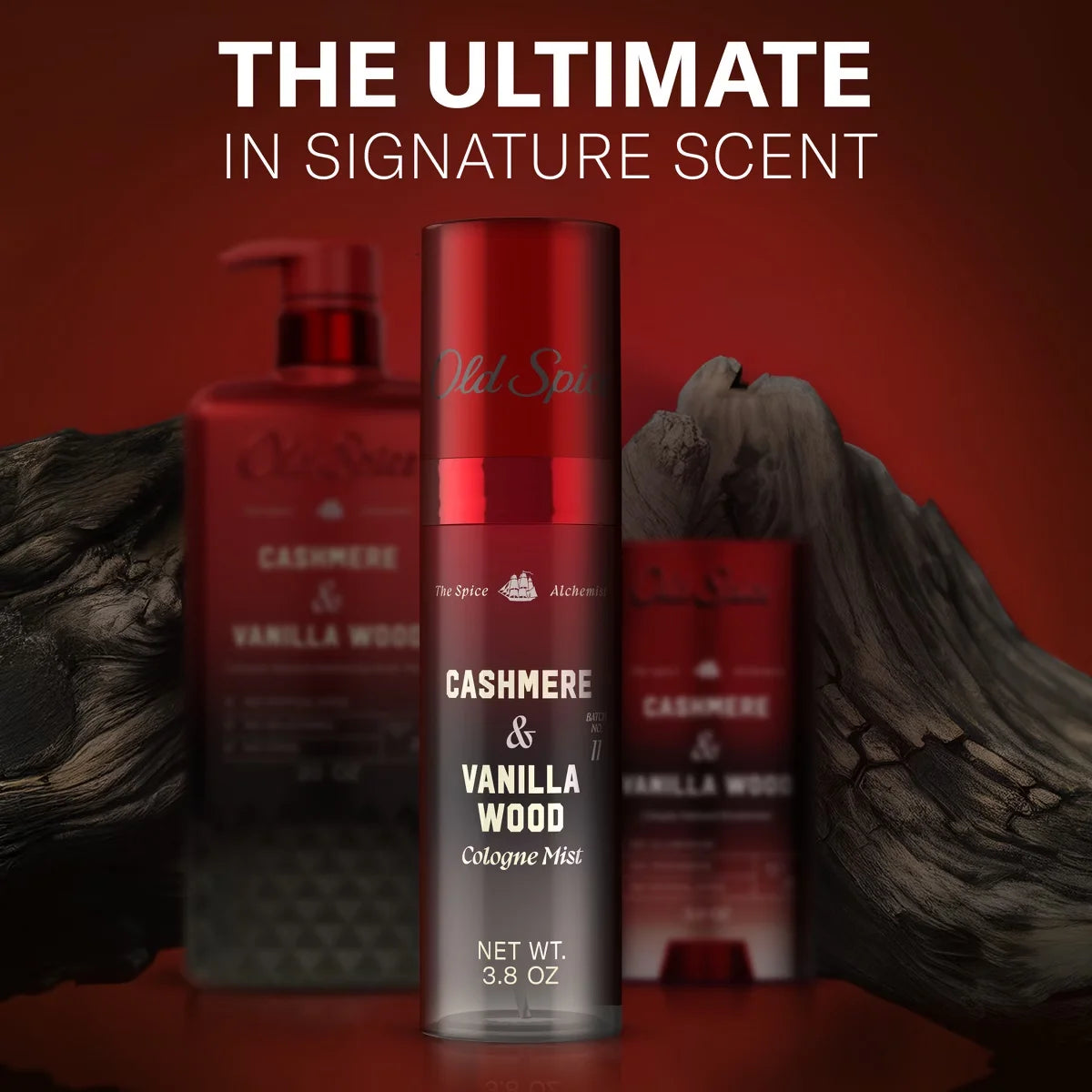 Old Spice x The Spice Alchemist Collection Men's Crafted for Compliments Cologne Mist - Cashmere and Vanilla Wood - 3.8 fl oz