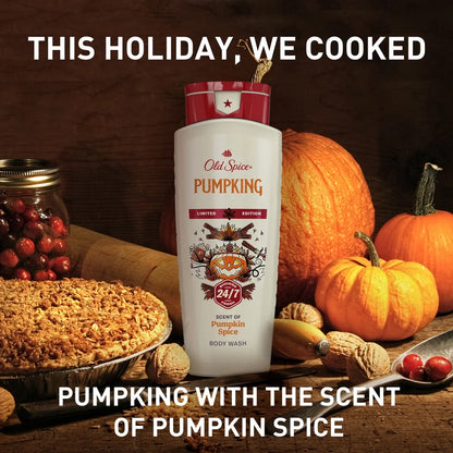 Old Spice Holidudes Body Wash - PumpKing - 16oz: Body Wash, Basic Cleansing, Whole Body, 16 oz Squeeze Bottle
