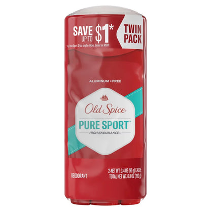 Old Spice High Endurance Deodorant for Men - Aluminum-Free - 3.4oz/2pk: Invisible Solid, Fresh Scent, For Normal Skin