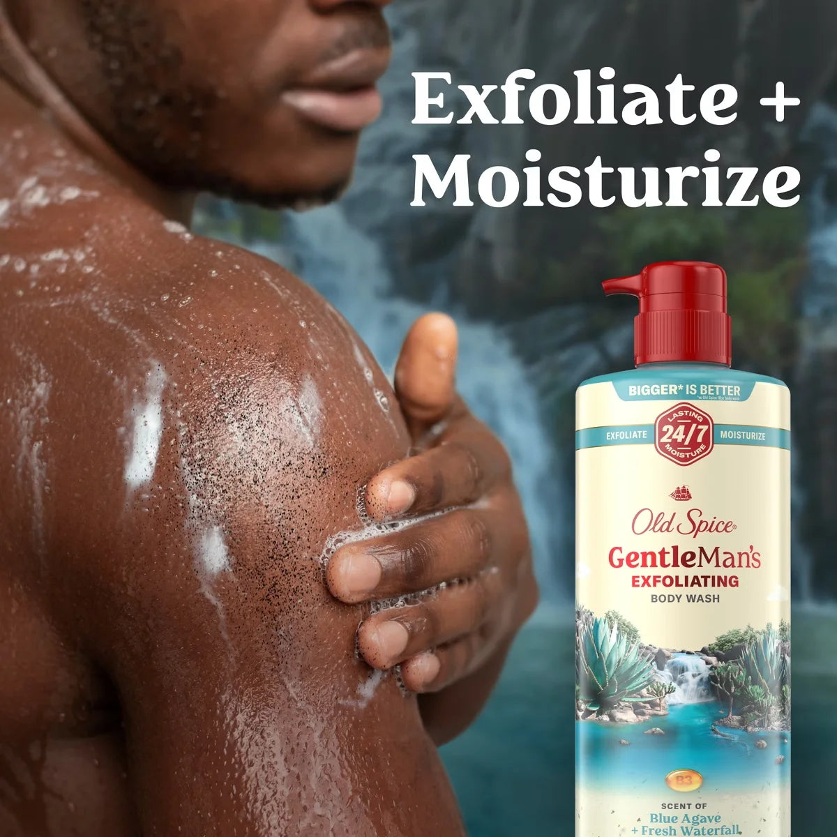 Old Spice GentleMan's Blend Body Wash - Blue Agave - 26oz: Paraben-Free, Sulfate-Free, Liquid, For Normal Skin