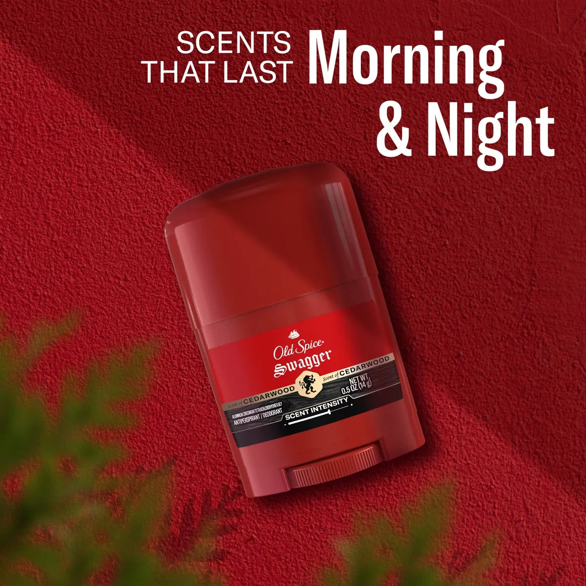 Old Spice Red Zone Swagger Invisible Solid - Trial Size - 0.5oz: Under Arm, Sulfate-Free, Lime & Cedar, Normal Skin